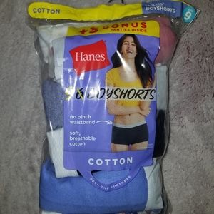 Hanes cotton boyshorts